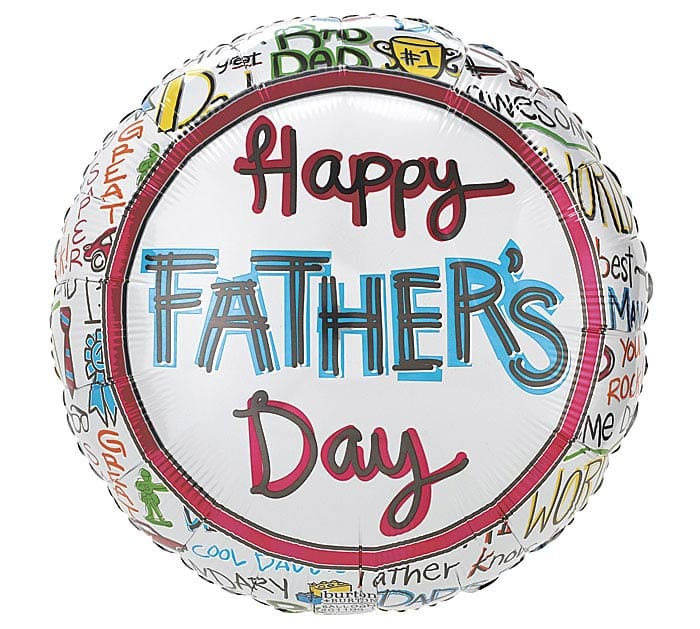18" Happy Fathers Day Balloon - Shelburne Country Store