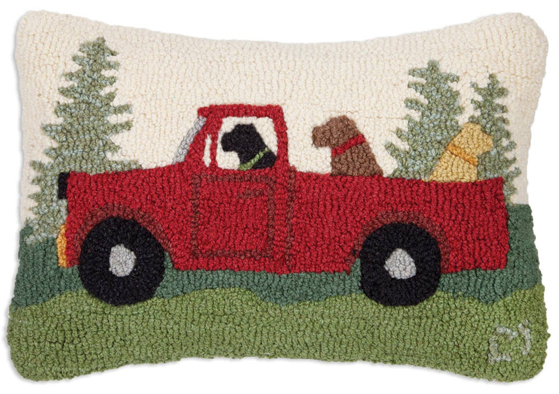 Caravan of Dogs Pillow - Shelburne Country Store