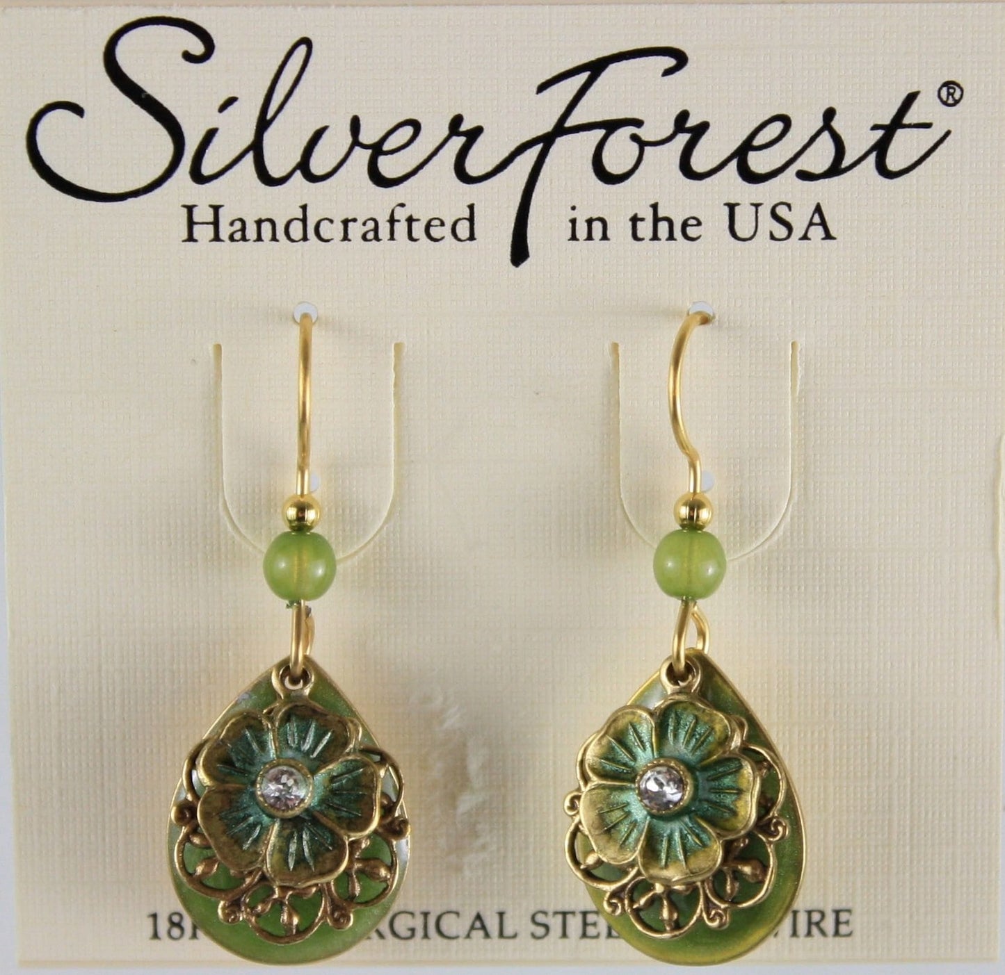 Tear With Flower Earring - Shelburne Country Store