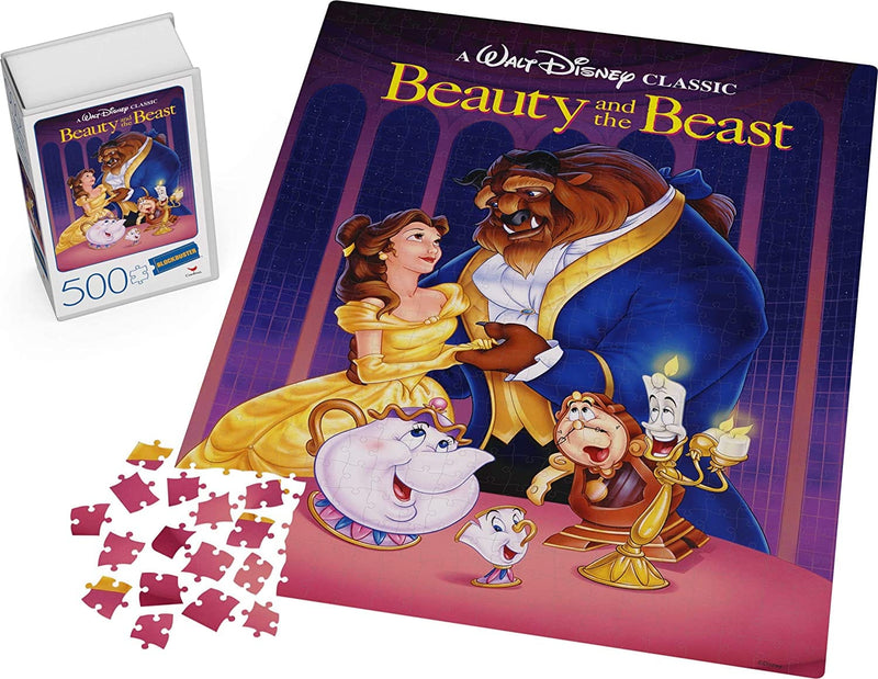 500-Piece Blockbuster Jigsaw Puzzle, Beauty and the Beast - Shelburne Country Store