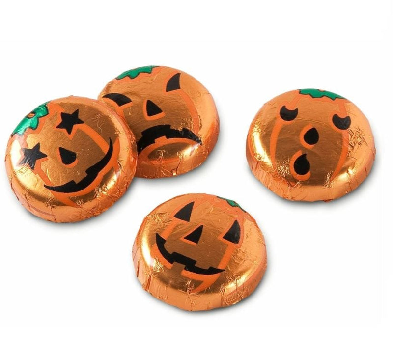 Foil Wrapped Chocolate Pumpkin - 1 Pound - Shelburne Country Store