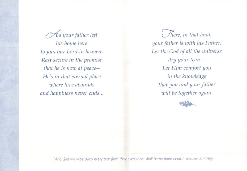 Sympathy Card - Loss of Father - Shelburne Country Store