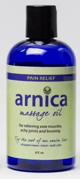 8oz Arnica Massage/Body Oil -Sore Muscles Achy Joints Relief - Shelburne Country Store