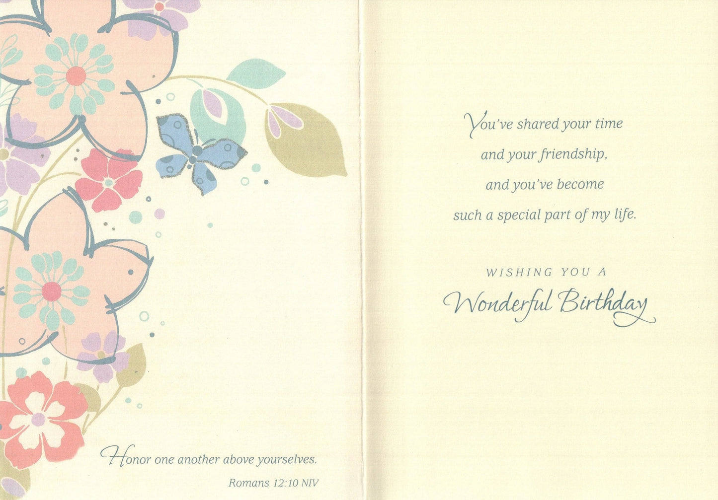 Birthday Card - Godmother Romans 12:10 - Shelburne Country Store