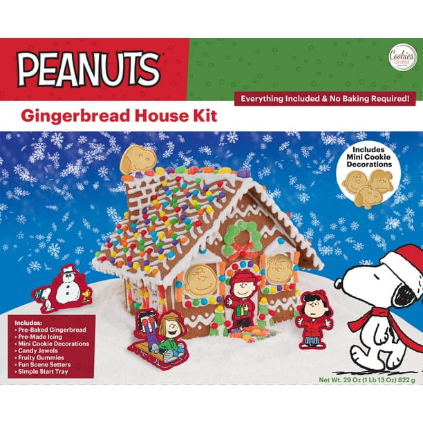 Gingerbread House Kit - Peanuts - Shelburne Country Store