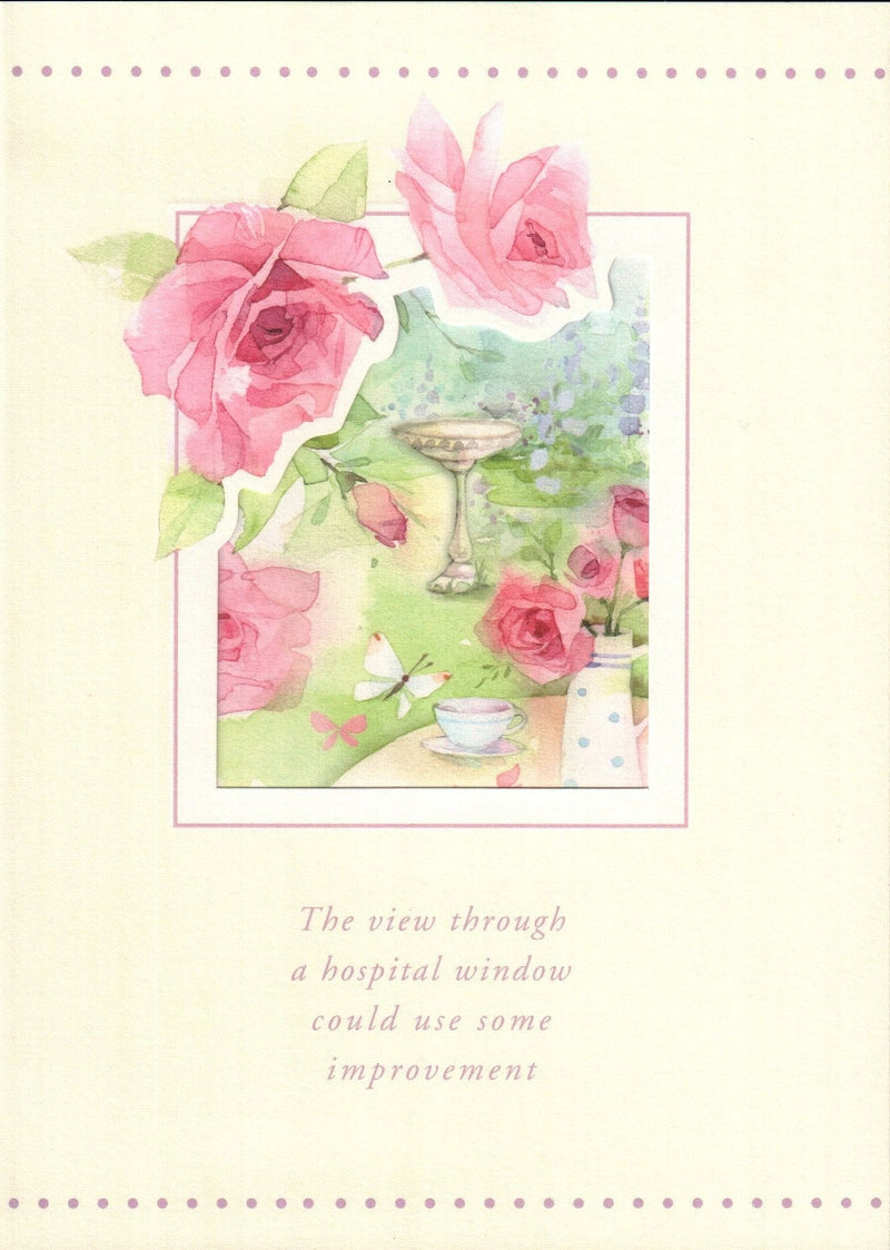 Get Well Card - The View Through A Hospital Window - Shelburne Country Store