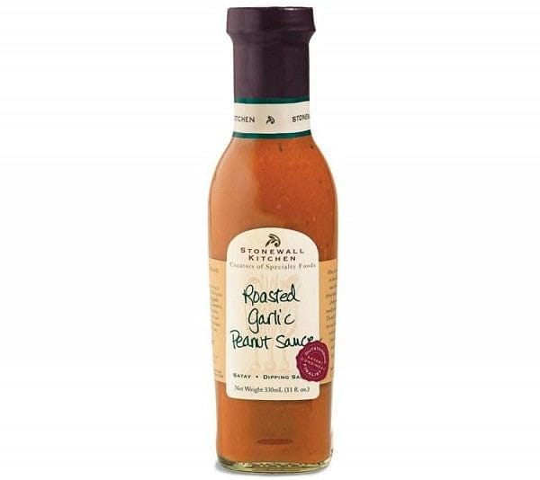 Stonewall Kitchen Roasted Garlic Peanut Sauce - 11 fl oz bottle - Shelburne Country Store