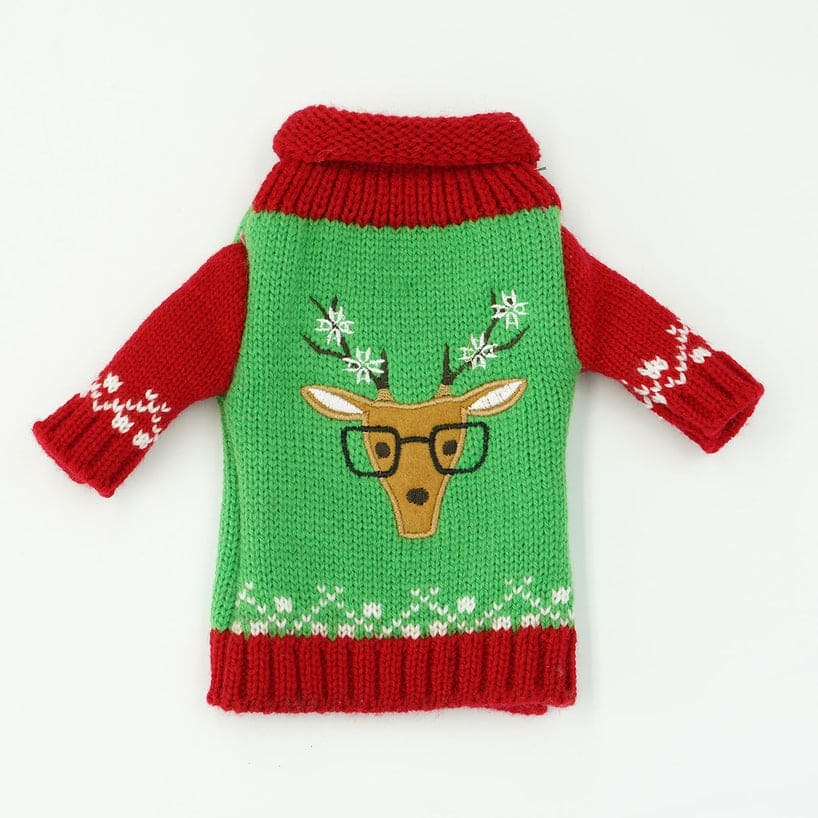 Uncle Bob'S Ugly Sweater Knitted Wine Bottle Sweaters