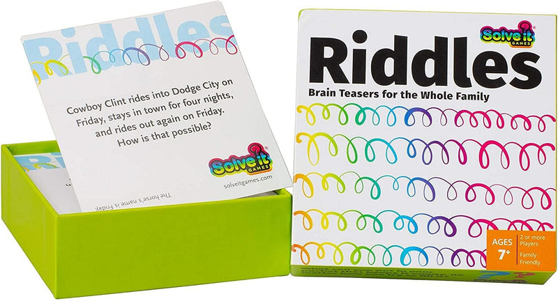 Riddles - Word Teaser Card Game - 200 Pack - Shelburne Country Store