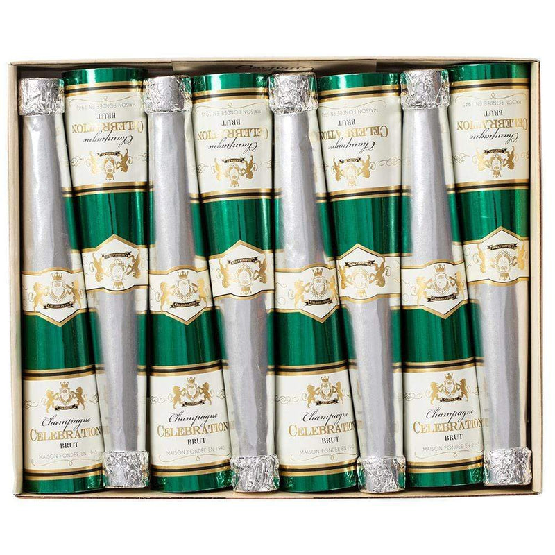 Champagne Bottle Cone Celebration Crackers - 8 Per Box - Shelburne Country Store