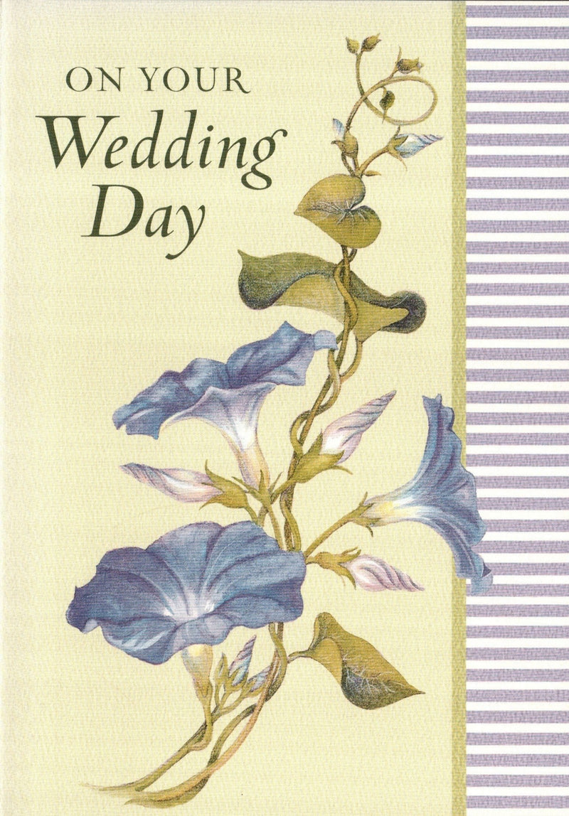 Wedding Card - Blue Flowers - Shelburne Country Store