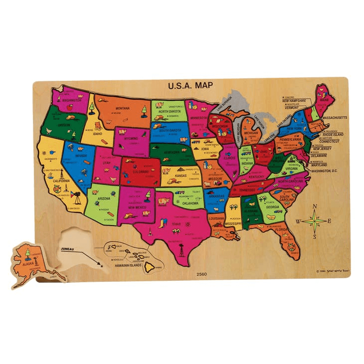 U.S.A. Map Puzzle - Shelburne Country Store