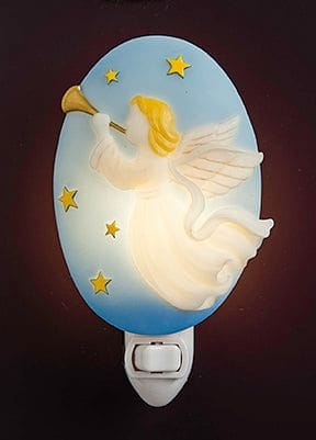 Angel With Stars Night Light - Shelburne Country Store