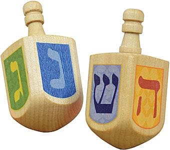 Vermont Made Wooden Dreidel - Shelburne Country Store