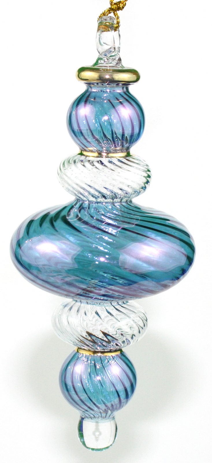 5 Inch Swirl Spheres - Blue Small - Shelburne Country Store