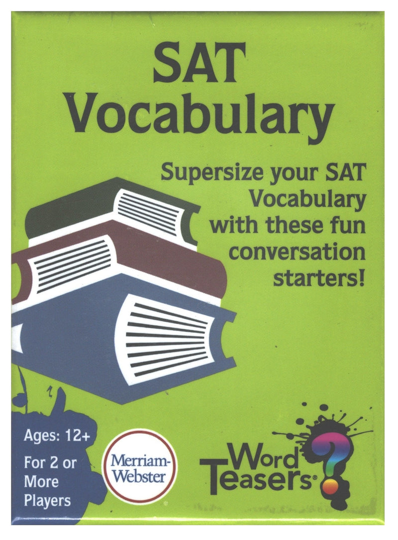 SAT Vocabulary - Word Teaser Card Game - Shelburne Country Store