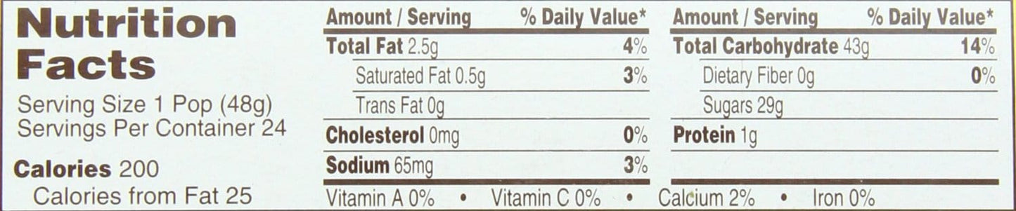 Sugar Daddy - The Original Milk Caramel Pop - Shelburne Country Store