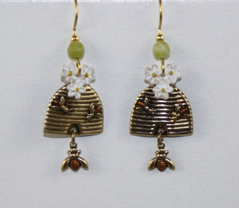 Bee with Hive  Earrings - Shelburne Country Store