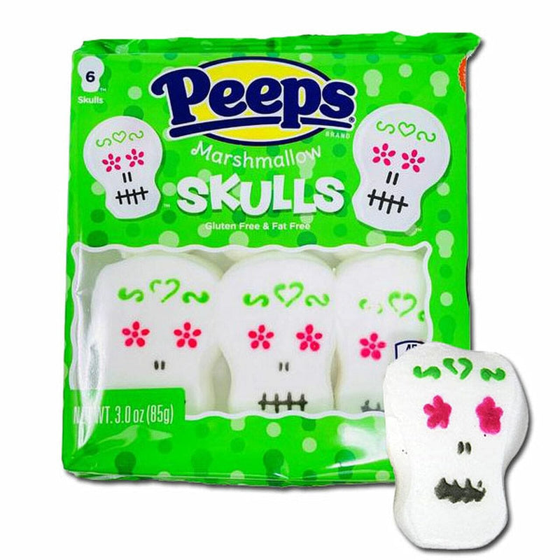 Peeps - Marshmallow Skulls - 6 piece - Shelburne Country Store