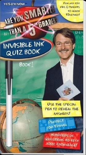 Are you smarter than a 5th grader - invisible Ink Book - Shelburne Country Store
