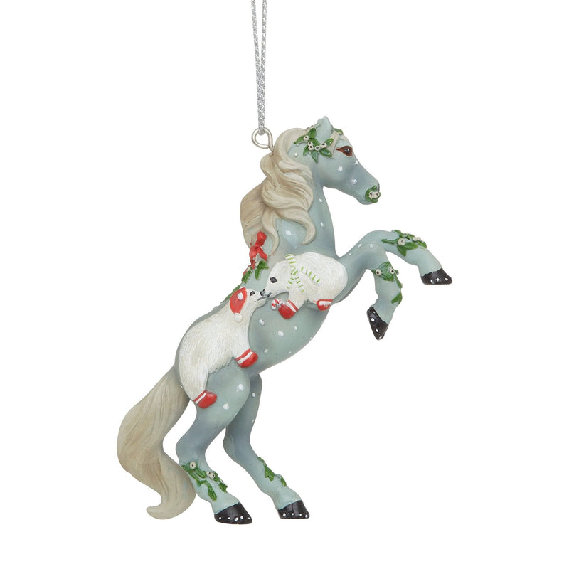 Mistletoe Kisses - Painted Pony Ornament - Shelburne Country Store