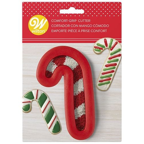 Large Candy Cane Comfort-Grip Cookie Cutter - Shelburne Country Store