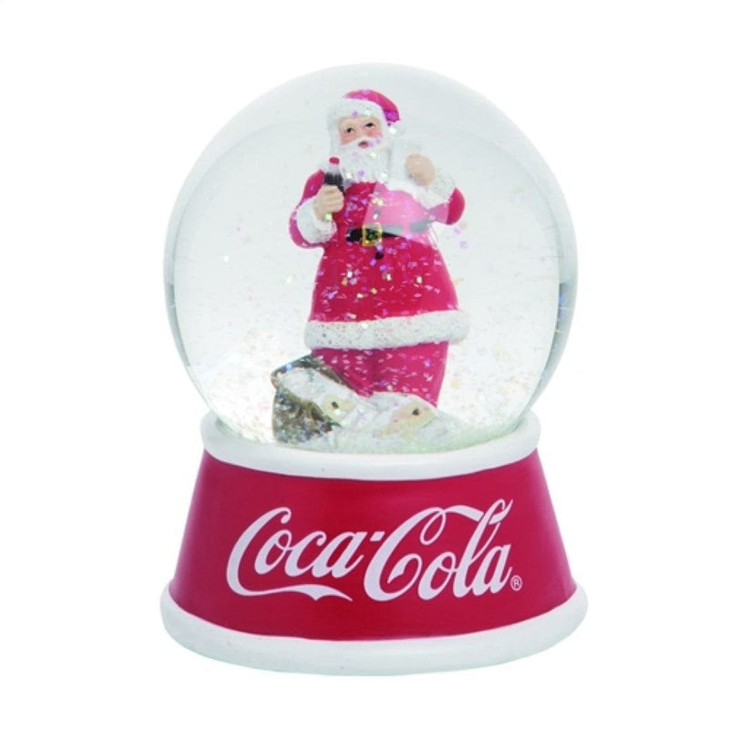 Resin/Glass LED Coke Santa with Letters - Shelburne Country Store