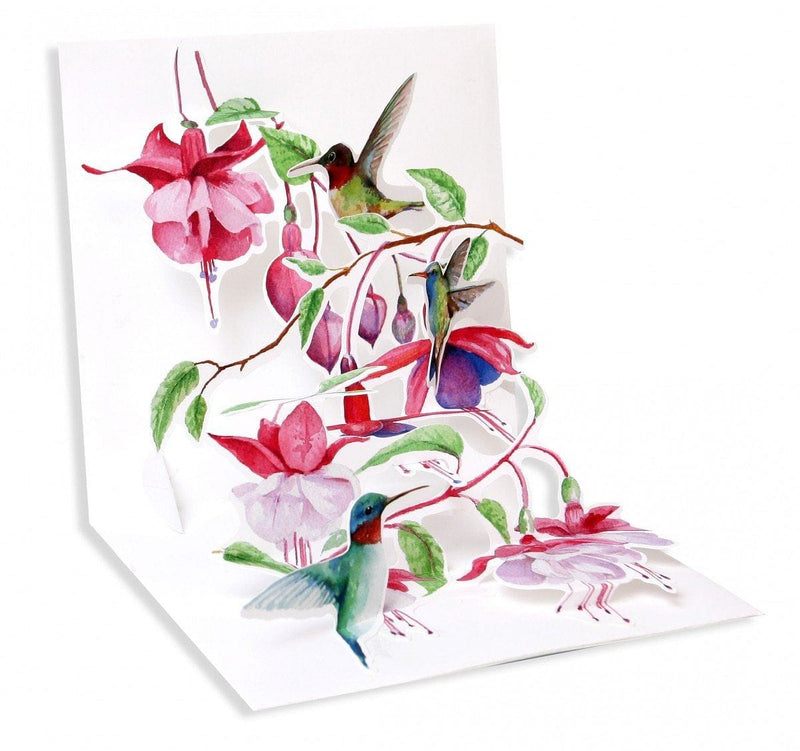 Hummingbirds Pop Up Card - Shelburne Country Store