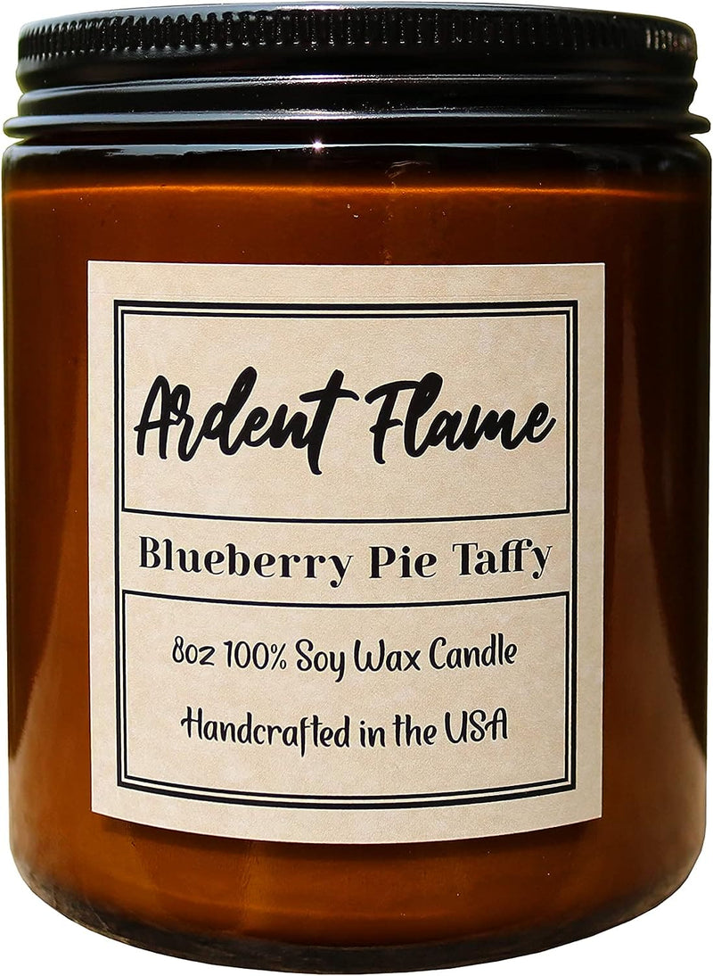 Ardent Flame Candle - Blueberry Pie Taffy 8oz. - Shelburne Country Store