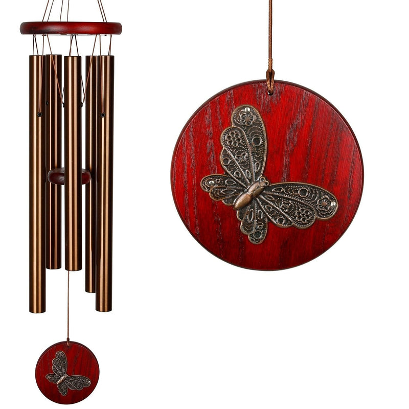 Woodstock Habitats Chime - Bronze - Butterfly - Shelburne Country Store