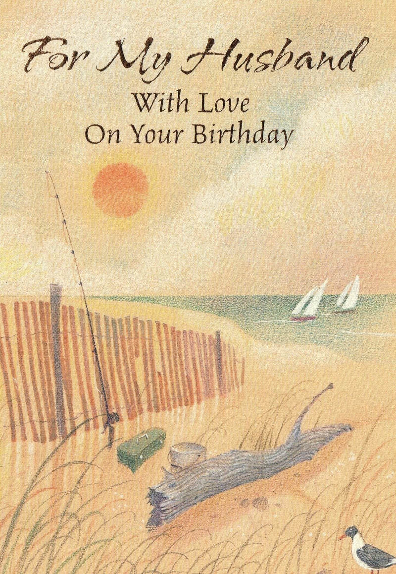 With love on your birthday Husband Birthday Card - Shelburne Country Store
