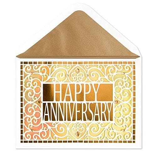 Laser Cut Happy Anniversary Car - Shelburne Country Store