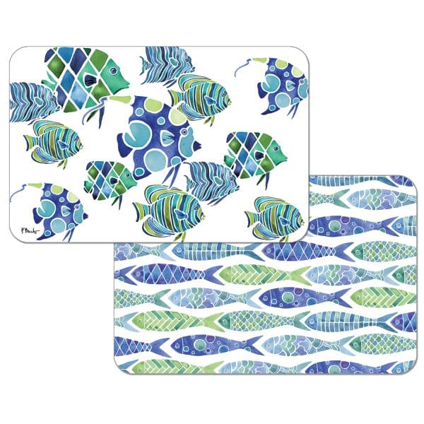 Tahiti Fish – Easy Care Reversible Placemat - Shelburne Country Store