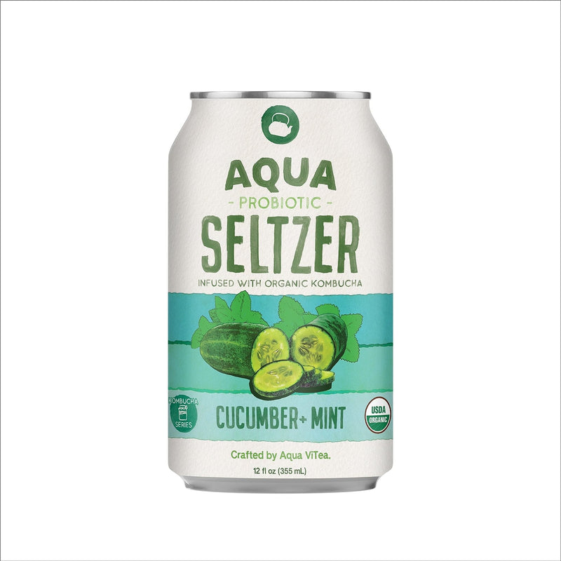 Aqua ViTea Probiotic Seltzer Cucumber And Mint - Shelburne Country Store
