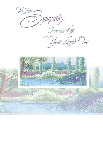 With Sympathy For The Loss Of Your Loved One  Card - Shelburne Country Store