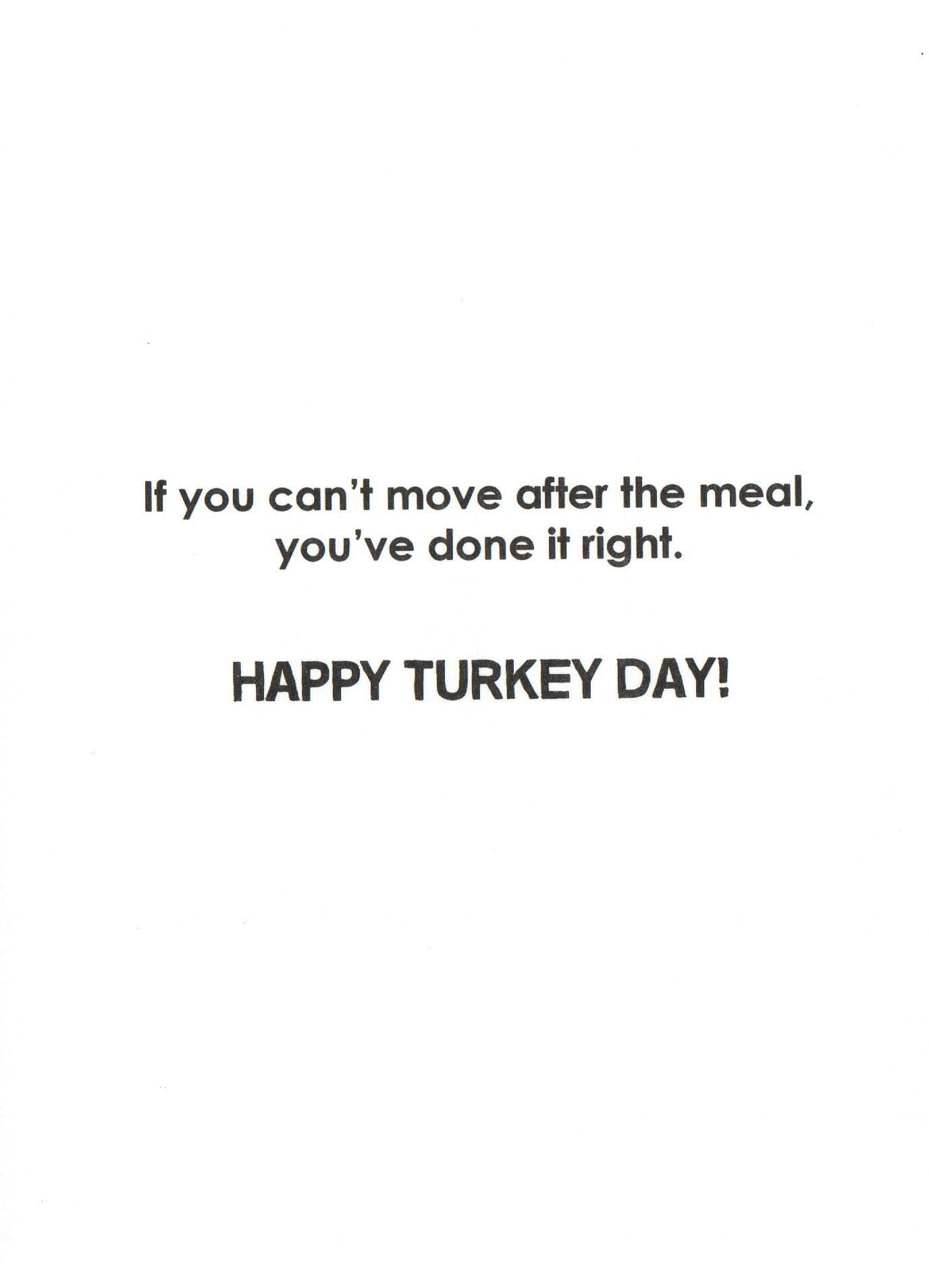 Can't Eat Another Bite Thanksgiving Card - Shelburne Country Store