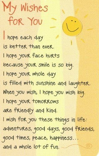 My Wishes For You - Wallet Card - Shelburne Country Store