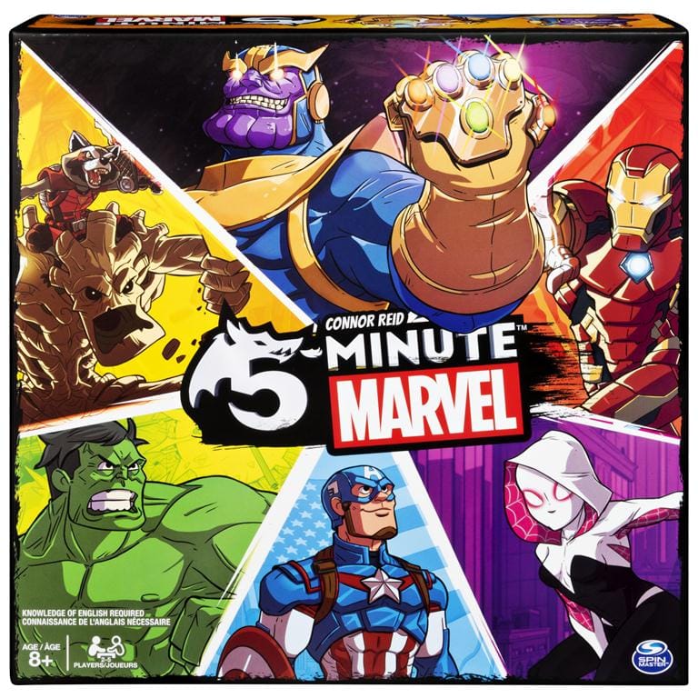 5-Minute Marvel, Fast-Paced Cooperative Card Game for Marvel Fans and Kids Aged 8 and Up - Shelburne Country Store