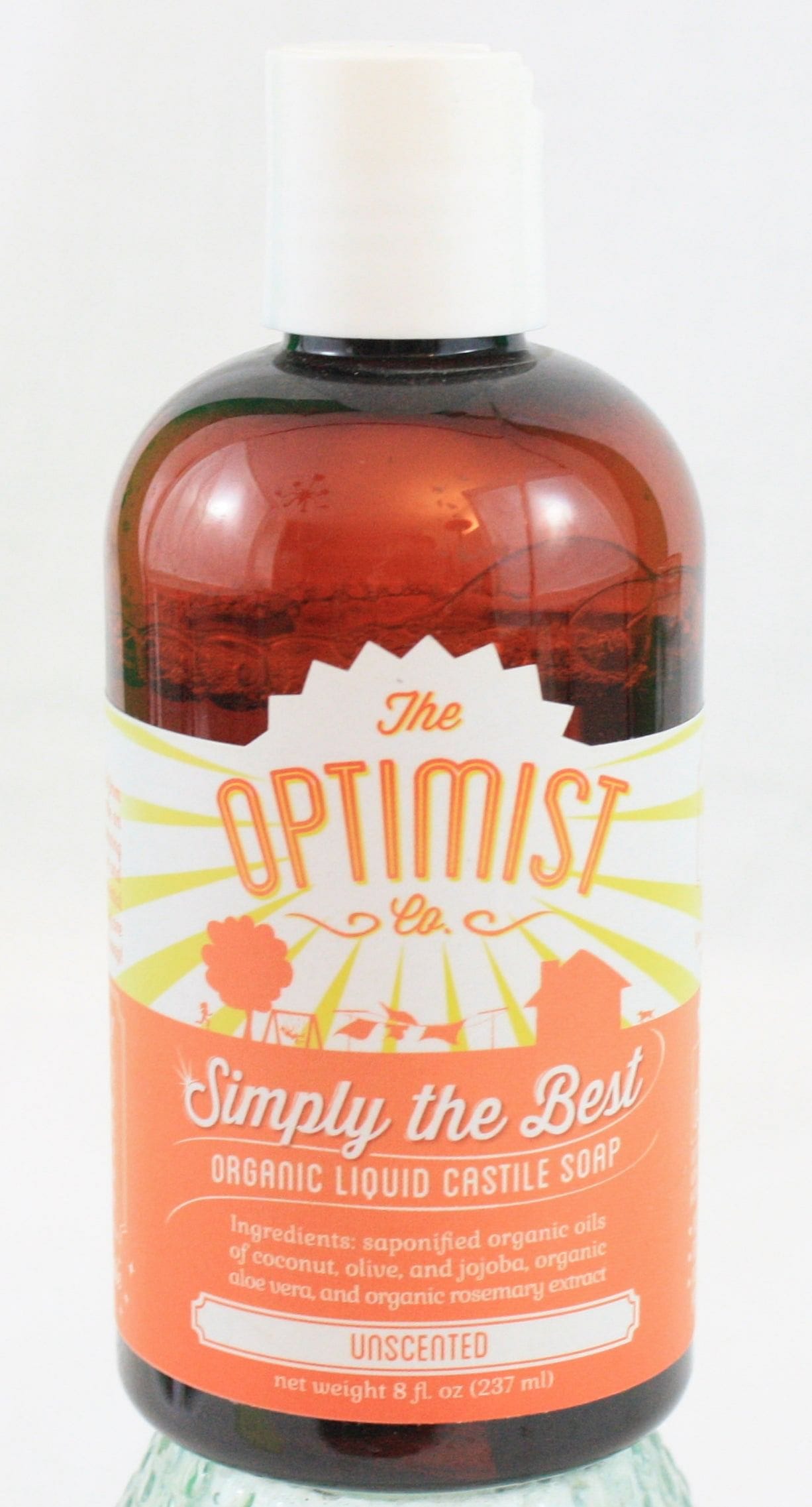 Organic Liquid Castile Soap - Unscented - 8oz - Shelburne Country Store