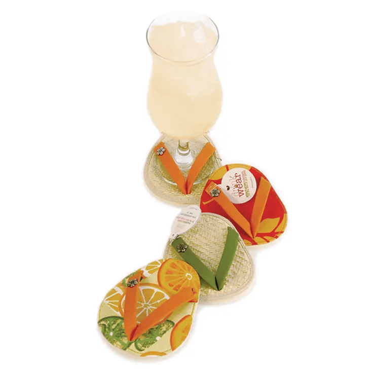 Drinkwear Margarita Flip Flop Coaster - Red - Shelburne Country Store