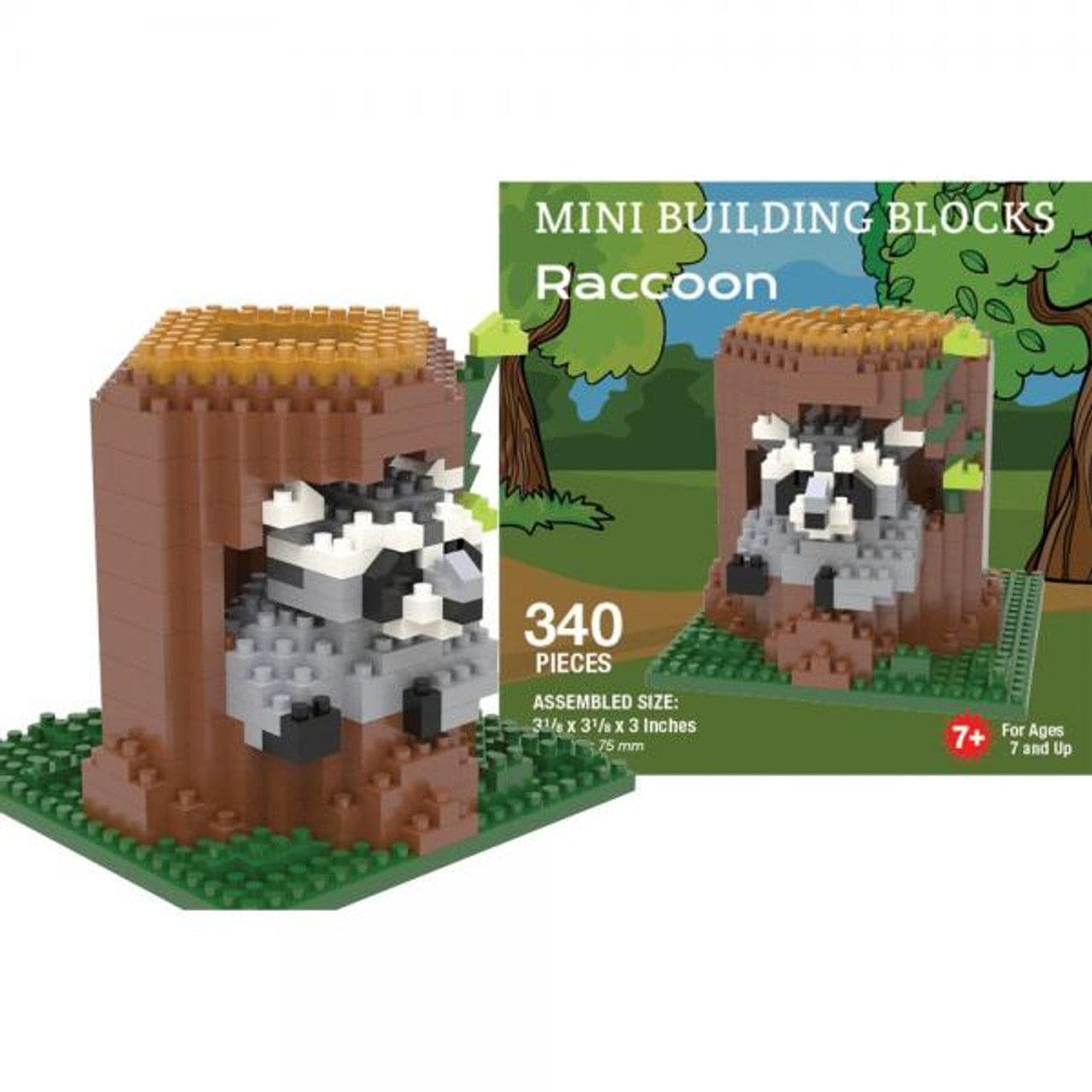 Mini Building Blocks - Raccoon - Shelburne Country Store