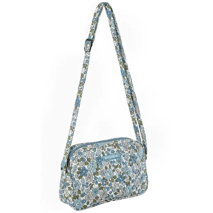 Delicate Floral Blue Simple Crossbody - Shelburne Country Store