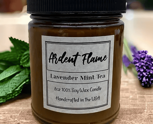 Ardent Flame Candle - Lavender Mint Tea - Shelburne Country Store