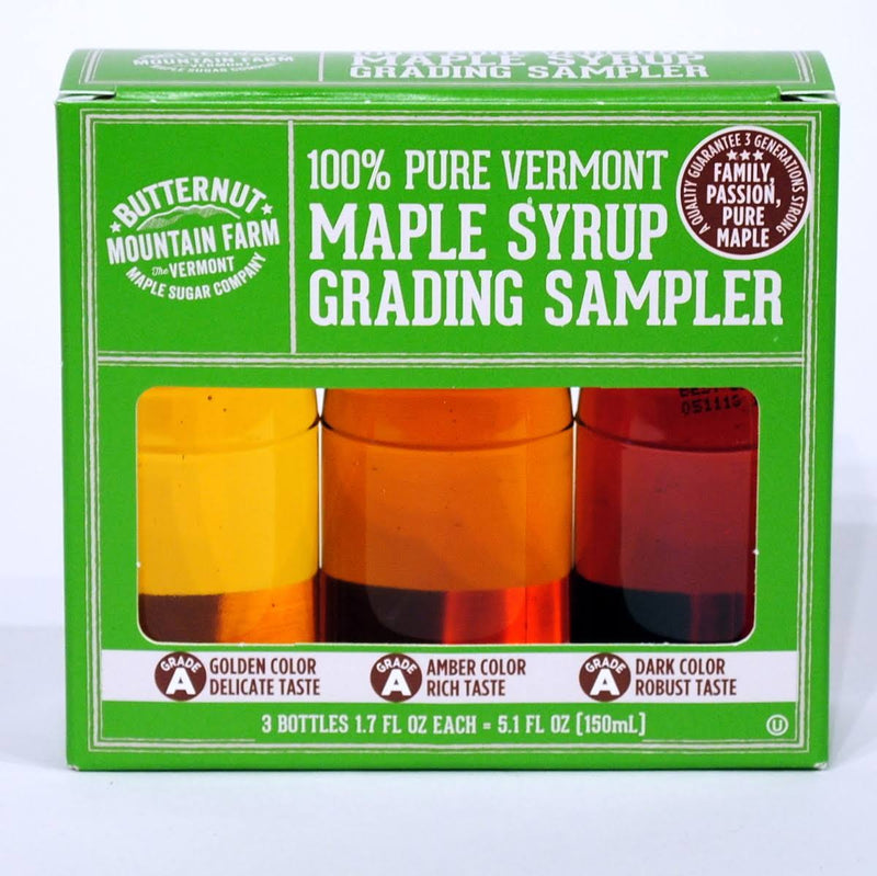 Vermont Maple Syrup Grading Sampler - Shelburne Country Store