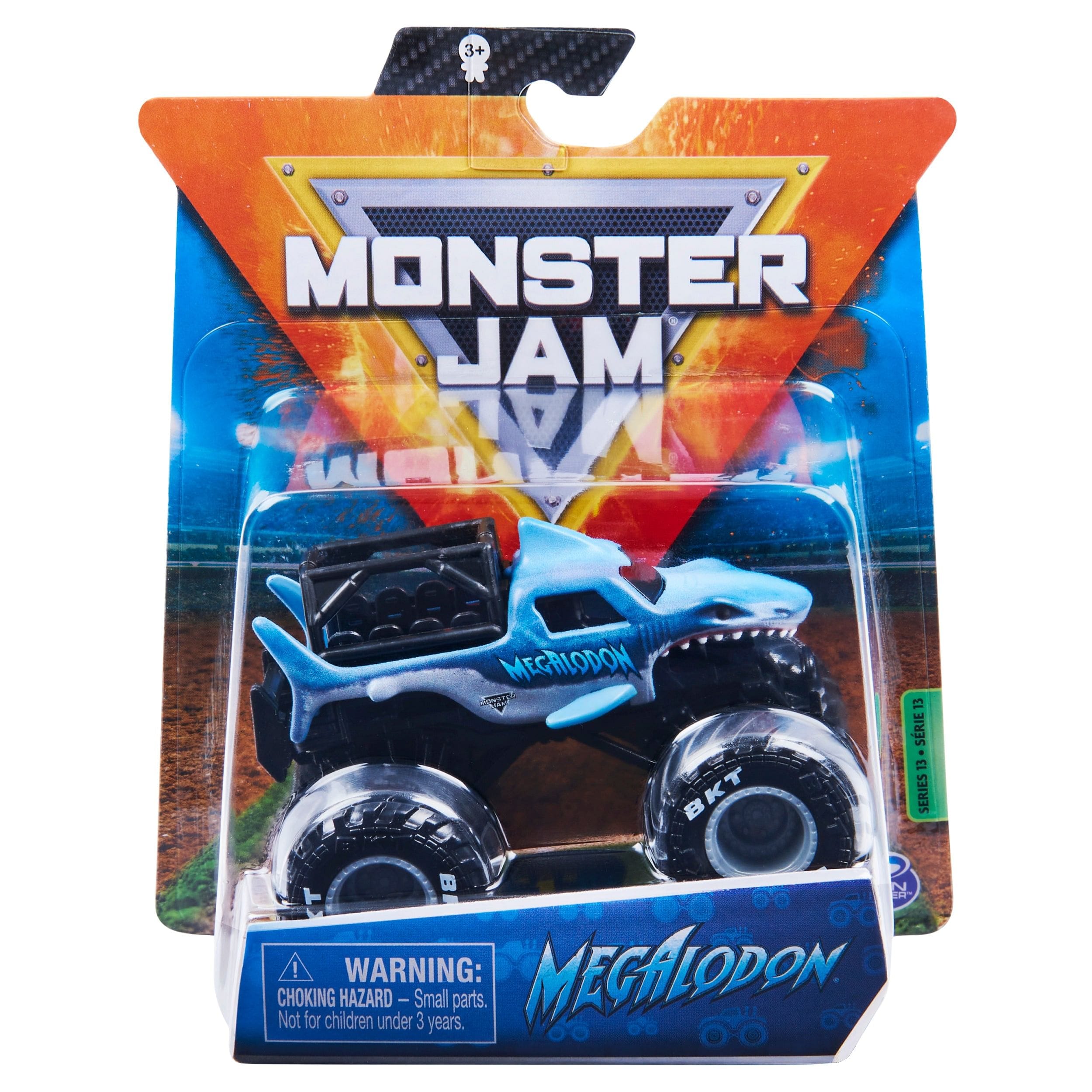Megalodon Monster Wash, Monster Jam Play Set, Monster Truck Wash Play Set