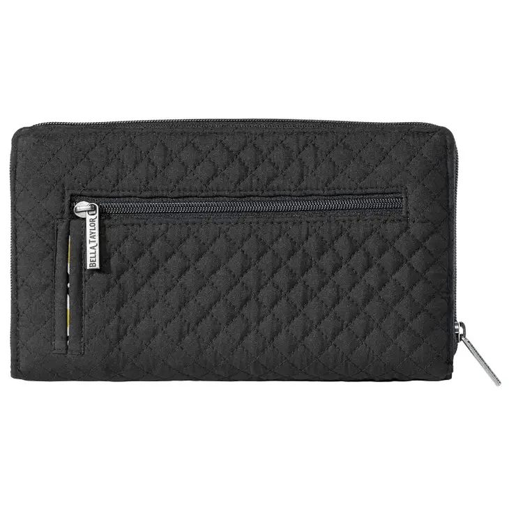 Solid Black RFID Cash System Wallet - Shelburne Country Store