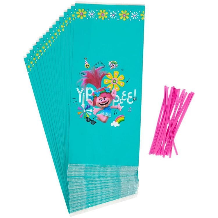 Trolls Treat Bags - 16 Count - Shelburne Country Store