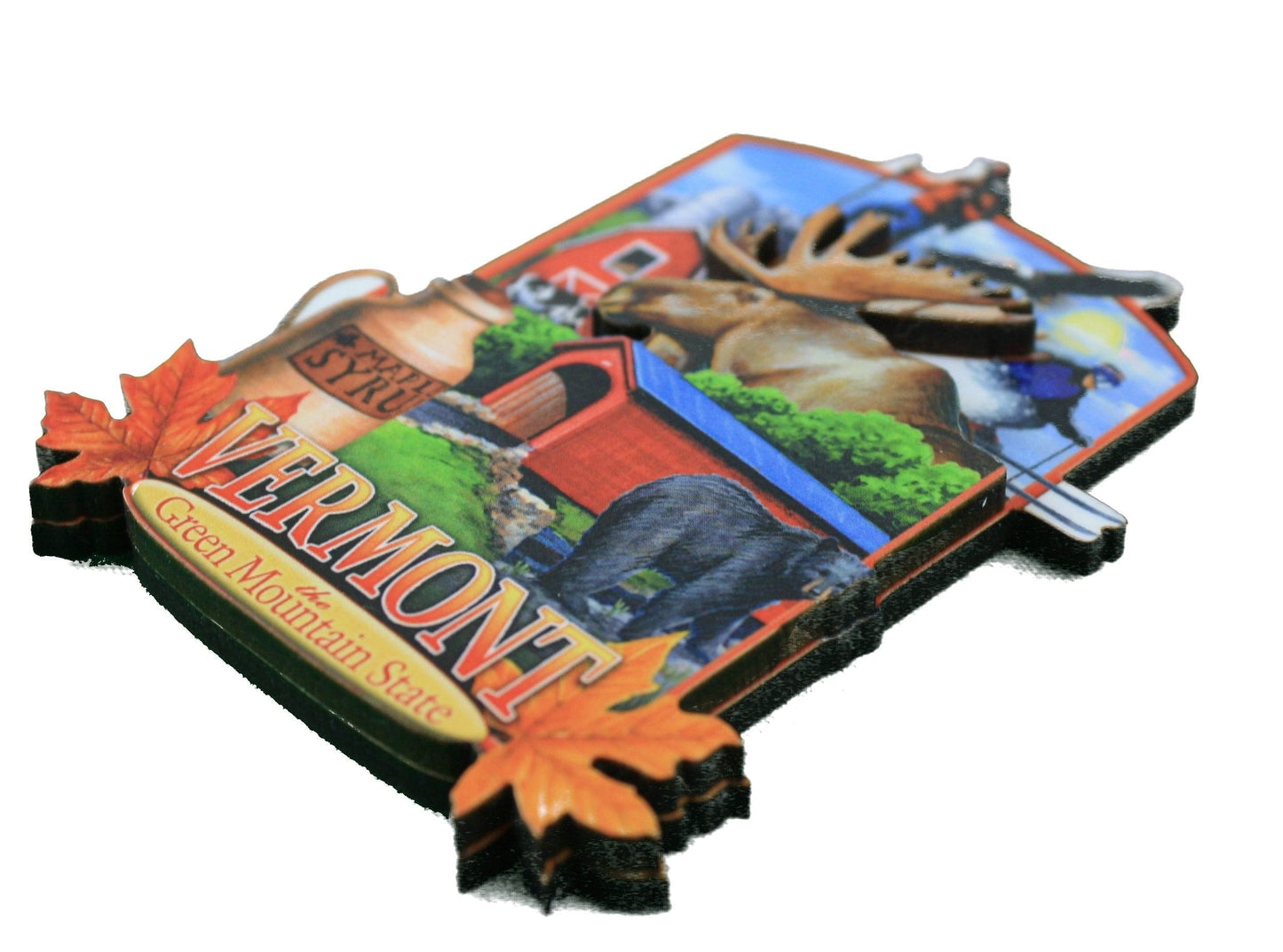 3D Artwood Magnet - Bi Level Collage - Shelburne Country Store