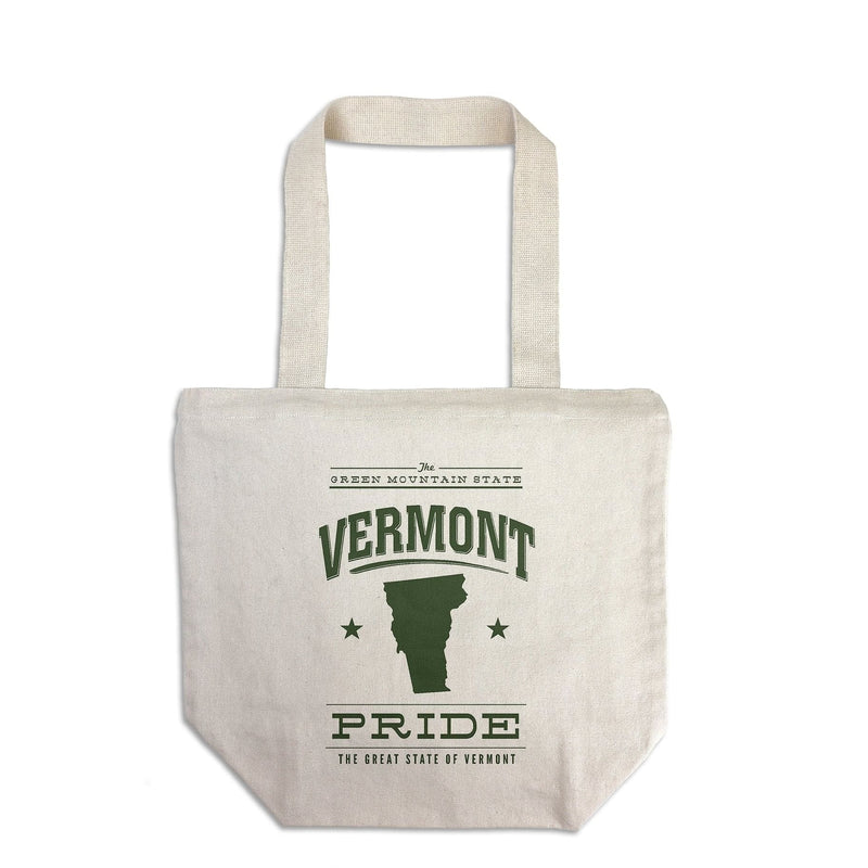 Tote Bag - Vermont State Pride - Green on White - Shelburne Country Store
