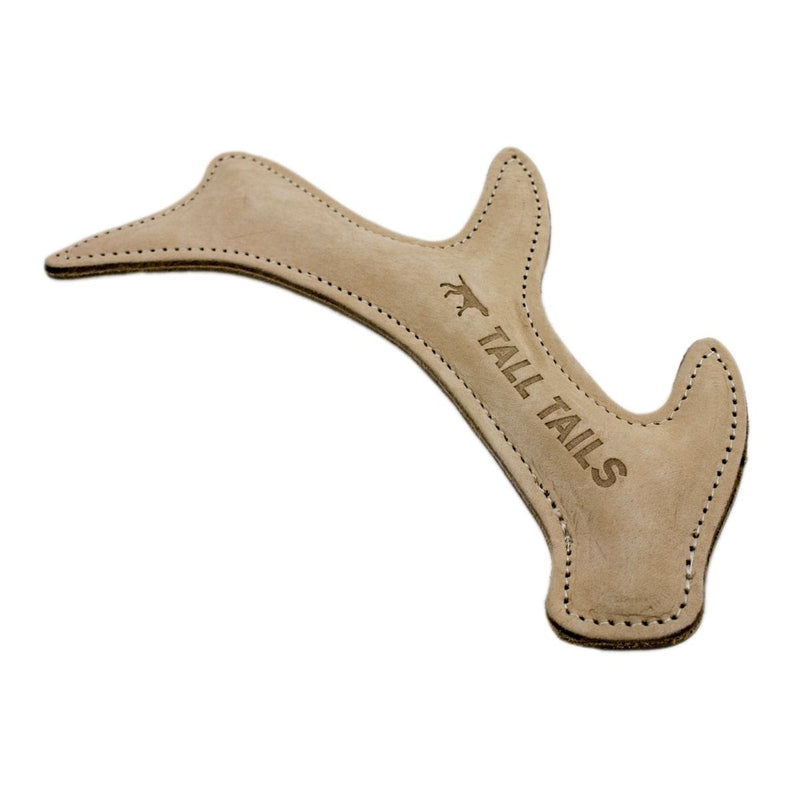 Natural Leather Antler Toy - 11" - Shelburne Country Store